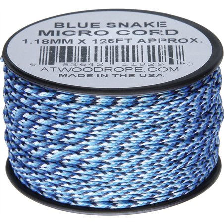 Micro Cord 125ft Blue Snake