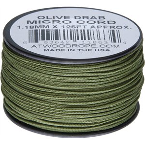 Micro Cord 125ft Olive Drab
