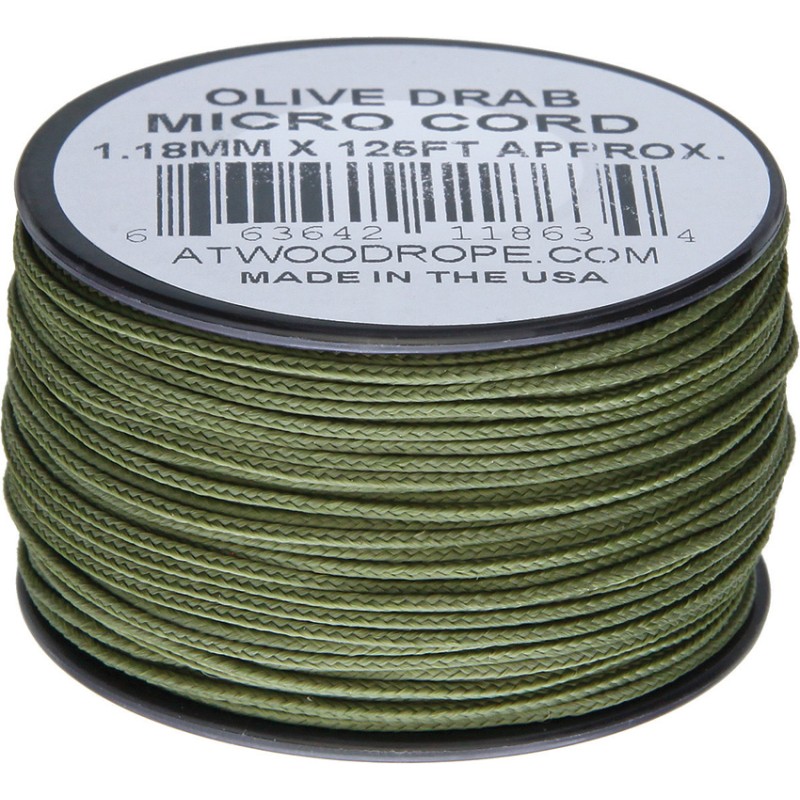 Micro Cord 125ft Olive Drab