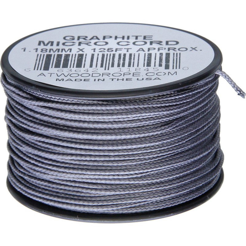 Micro Cord 125ft Graphite