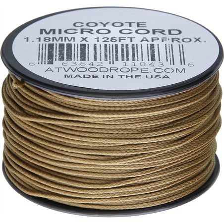 Micro Cord 125ft Coyote
