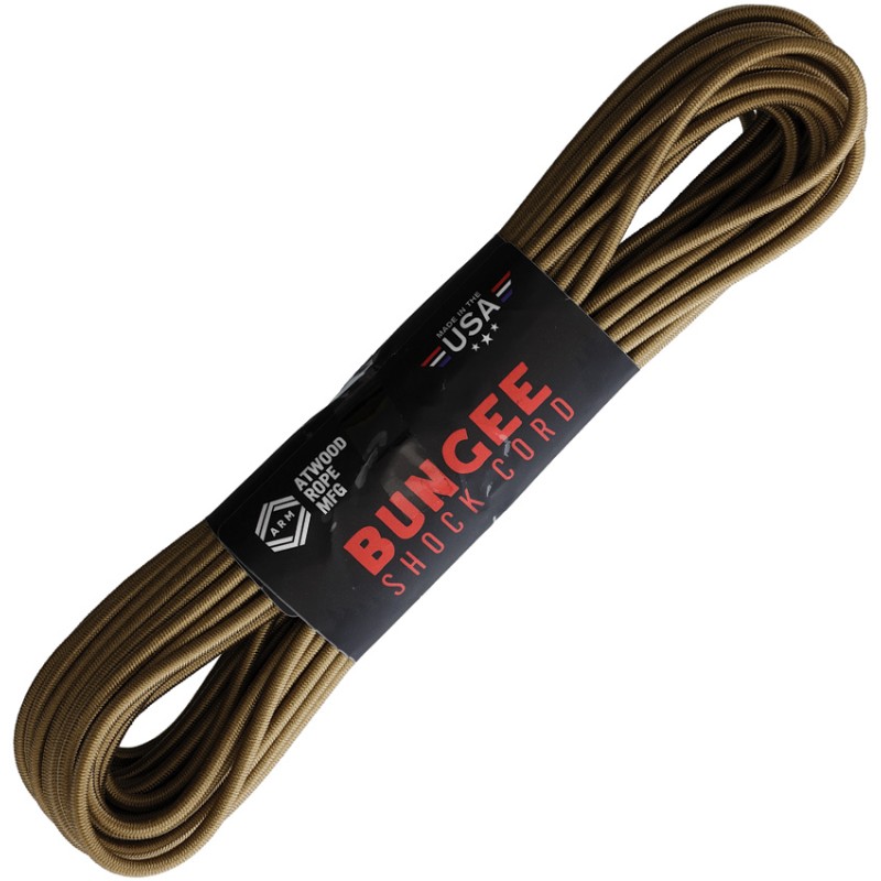 Bungee Shock Cord 50ft Tan