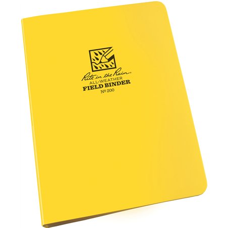 Ring Binder Yellow 1/2in