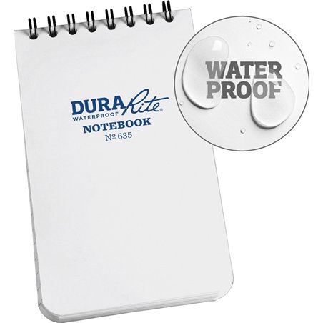 Top Spiral Notebook 3x5in Whit