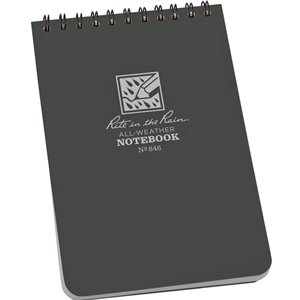 Top-Spiral Notebook 4x6 Gray