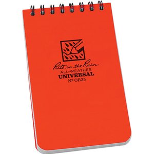 Top Spiral Notebook Orange