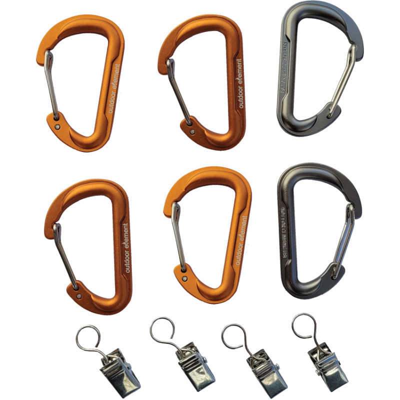 Carabiner & Clip Set