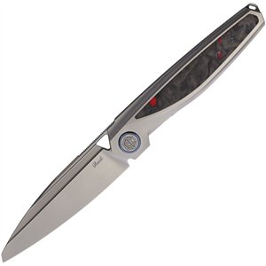 Baidi-S Linerlock Red CF