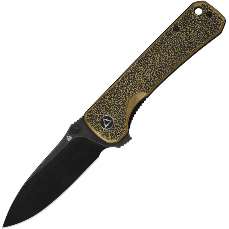 Hawk Linerlock Brass Black