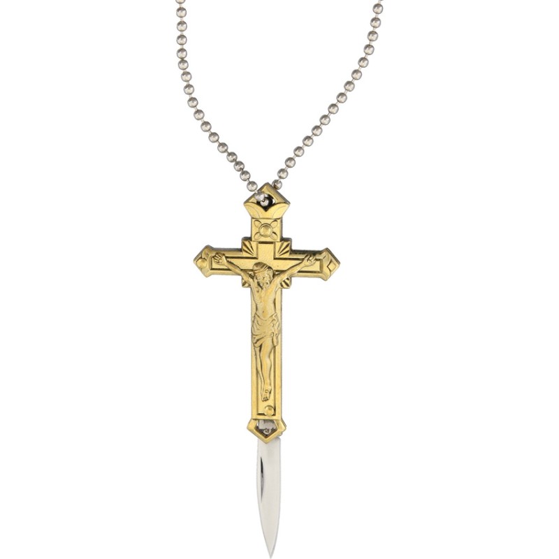 Brass Cross Knife