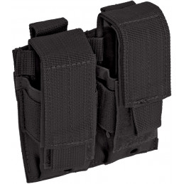 Double Pistol Mag Pouch Black