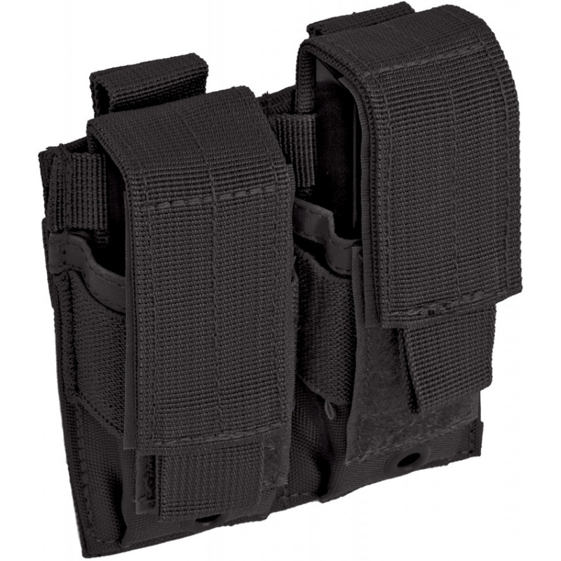 Double Pistol Mag Pouch Black