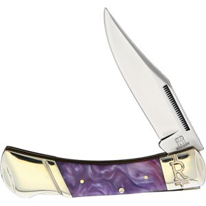 Purple Swirl Lockback