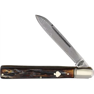 Doctor Cinnamon Bone Damascus