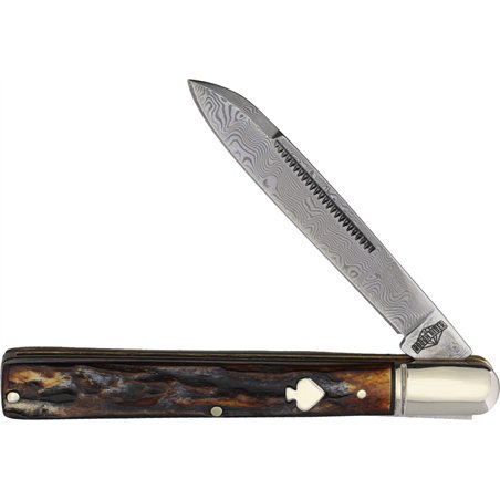 Doctor Cinnamon Bone Damascus