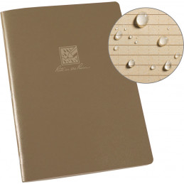 Large Stapled Notebook Tan