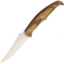 Zebra Wood Fixed Blade