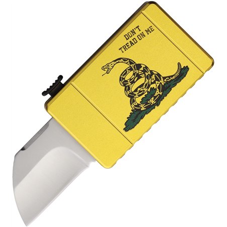 Dont Tread On Me Knife Gold