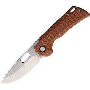Linerlock Brown Micarta