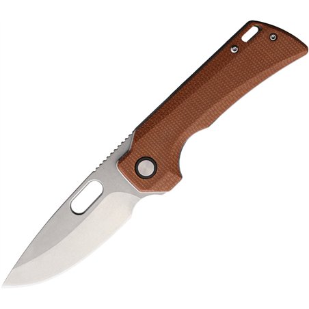Linerlock Brown Micarta