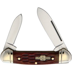 Mini Canoe Red Jig Bone