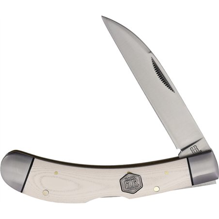 Lockback White Micarta