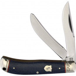 Denim Micarta Bow Trapper