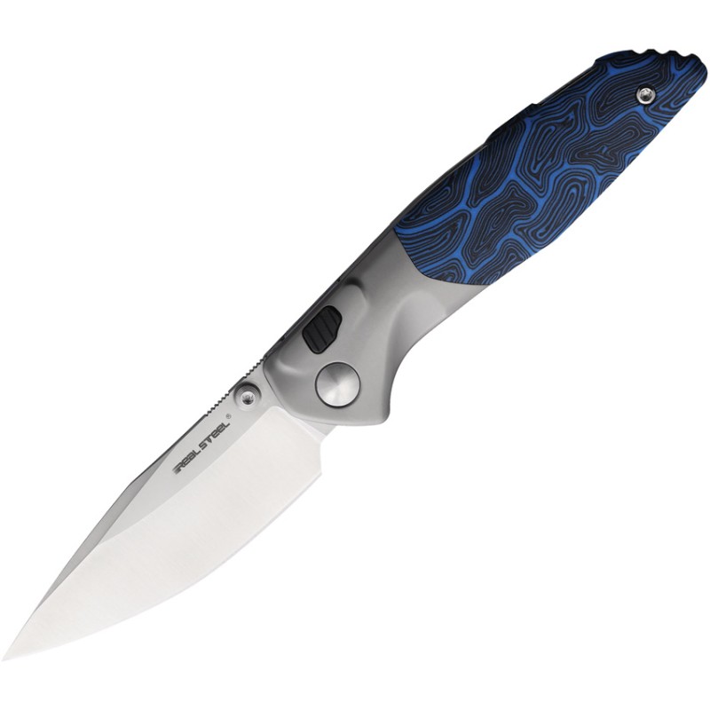 Hoeft Button Lock Blue G10