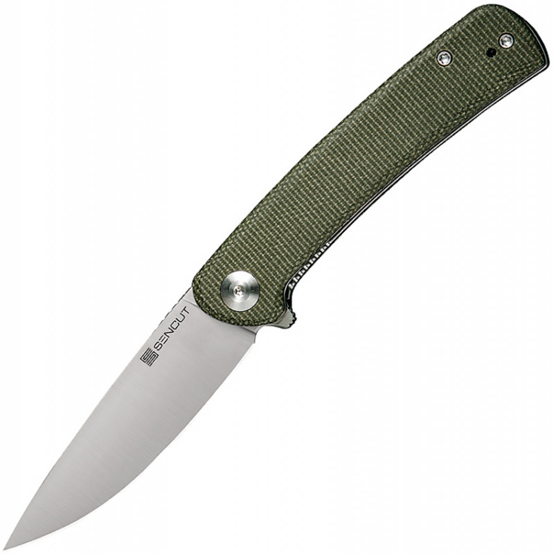 Neches Linerlock Grn Micarta