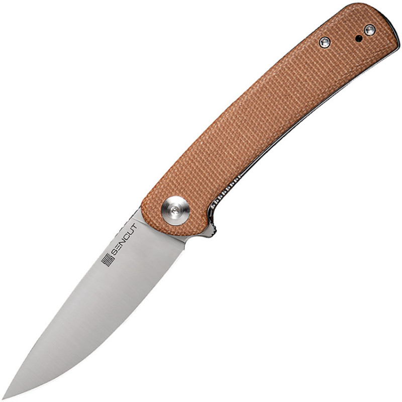 Neches Linerlock Brn Micarta