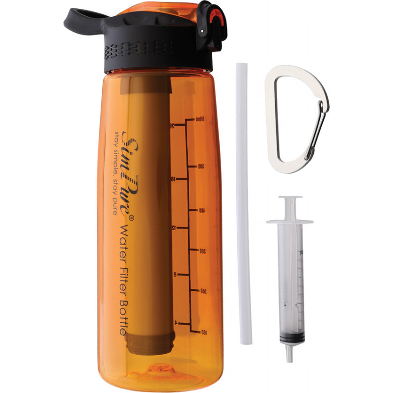 Water Filter Bottle Orange