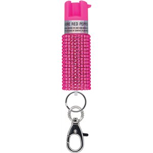 Jewel Design Pepper Spray Pnk