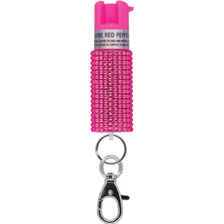 Jewel Design Pepper Spray Pnk