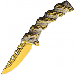 Chain Linerlock A/O Gold