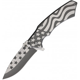 Flag Linerlock A/O Gray