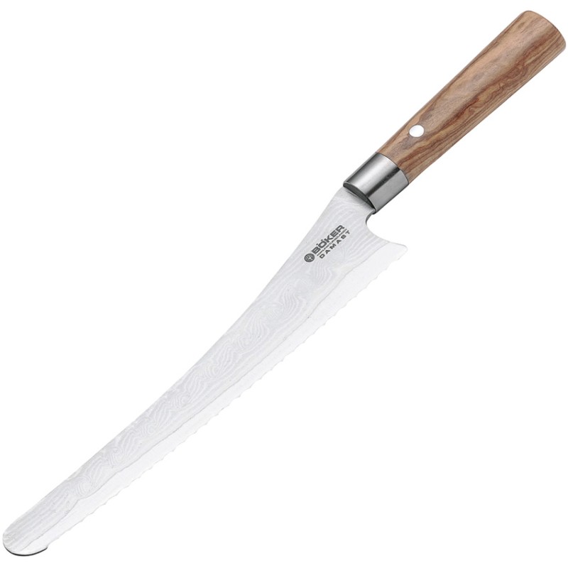 Damast Bread Knife Olive
