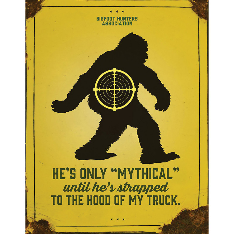 Sasquatch Mythical Sign