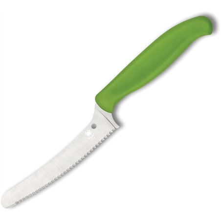 Z-Cut Kitchen Knife Green