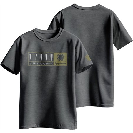 Life's A Grind T-Shirt Gry LG