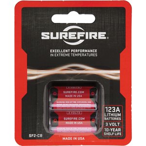 123A Batteries Pack of 2