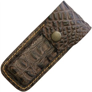 Leather Belt Sheath Crocodile