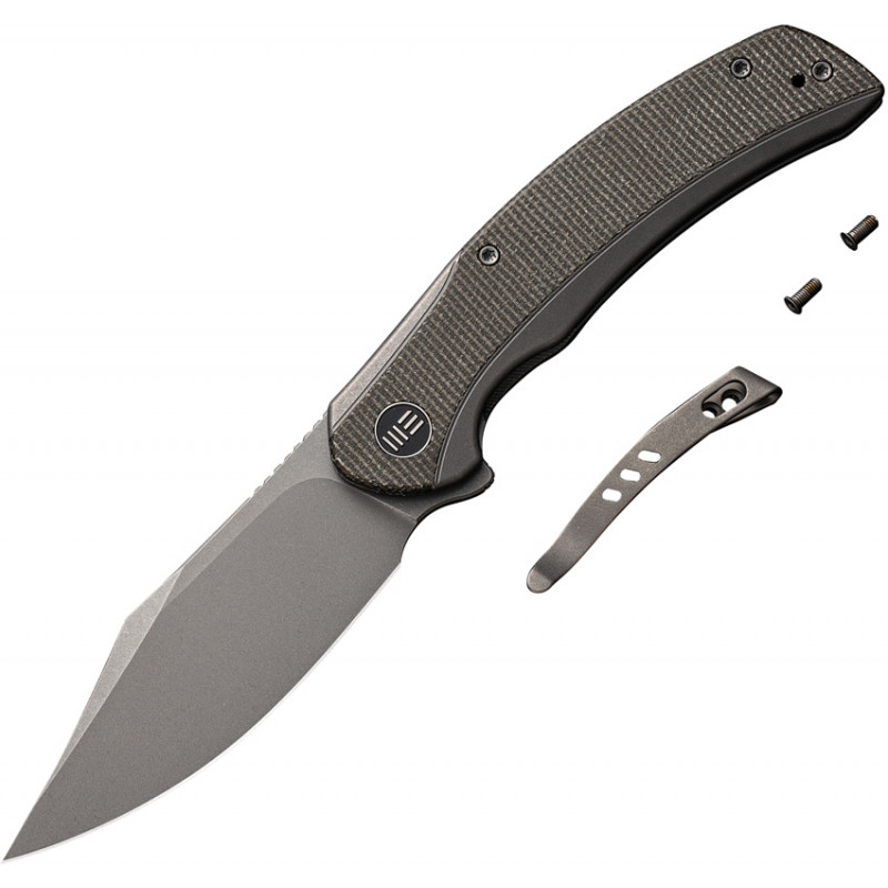 Snick Framelock Green Micarta