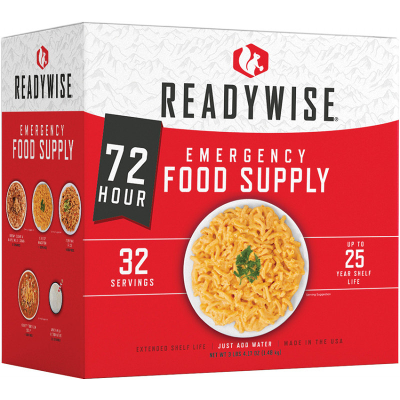 72 Hour Emergency Food Supply