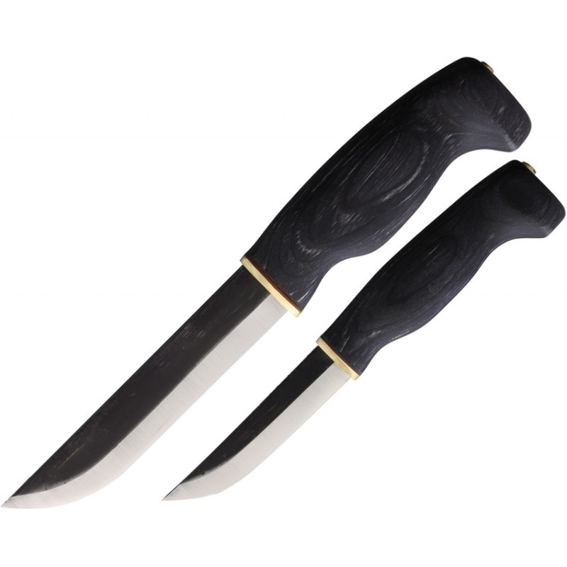 Big Double Fixed Blade Set Blk