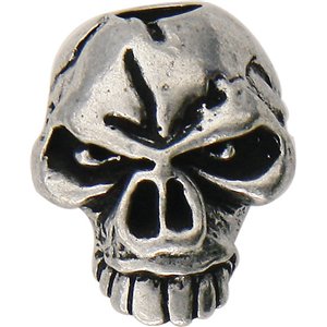 Emerson Skull Bead Pewter
