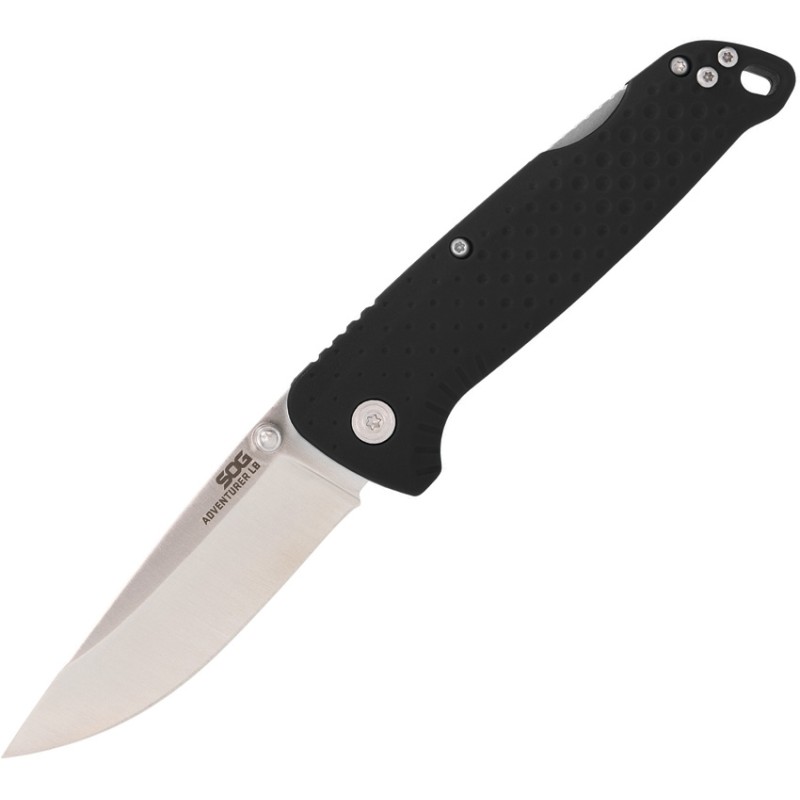 Adventurer Lockback Blk/Satin