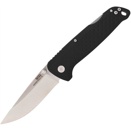 Adventurer Lockback Blk/Satin