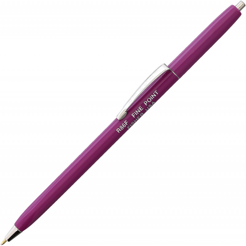 Retractable Purple Pen