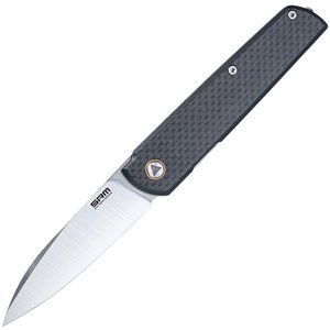 Qrick Linerlock Blk G10/CF