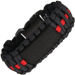 Para Cord Watch Band Red Line